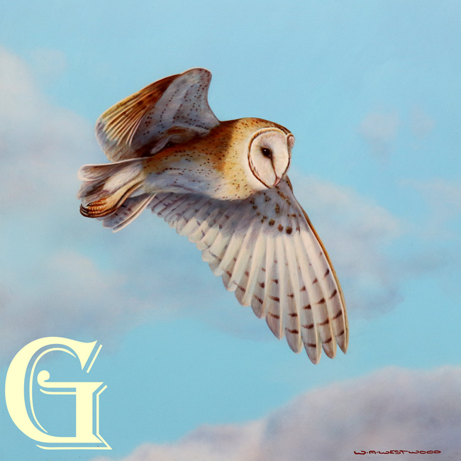 WAYNE WESTWOOD, original oil painting, ON SILENT WINGS